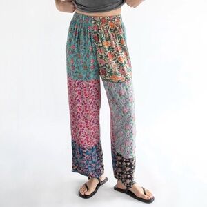 Natural Life Wide Leg Floral Pant